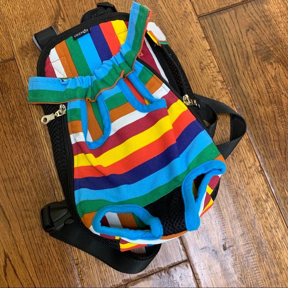 Cosmos Colorful Stripe Carrier Bag